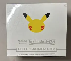 Pokemon Celebrations Elite Trainer Box ETB 25th Anniversary - New Factory Sealed 820650809439 - Image 1