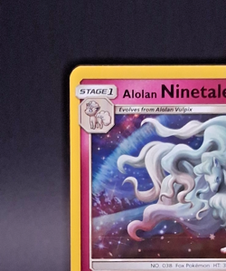 Pokemon TCG Alolan Ninetales 111/181 Team Up Rare Holo NM - Image 5