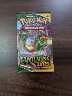 1X 2021 Pokemon SWSH Evolving Skies Booster Pack SEALED - Image 1