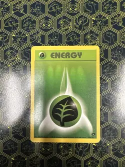 GRASS ENERGY - 129/132 - Gym Challenge - Pokemon Card - D2 - Image 1
