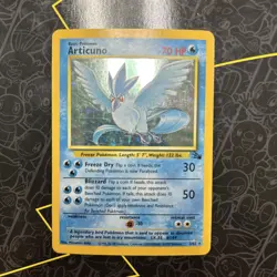 Pokemon TCG Articuno Fossil 2/62 Holo Unlimited Holo Rare - Image 1