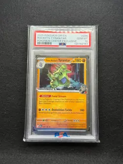 2025 POKEMON CENTER EXCLUSIVE TEAM ROCKET'S TYRANITAR PSA 10 - Image 1