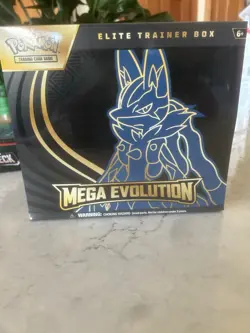 🥊 Pokemon Mega Evolution Lucario ETB – Elite Trainer Box NEW Sealed 🥊 - Image 1