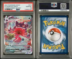 2021 Pokemon Fusion Strike Gengar VMAX Alt Art 271/264 PSA 10 GEM MINT - Image 3