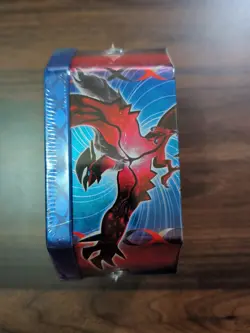 Pokemon 2014 XY Base Set Xerneas EX Legend of Kalos Tin Factory Sealed - Image 3