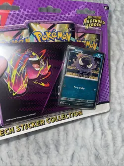 Pokemon TCG Ascended Heroes Tech Sticker Collection Ghastly Promo W Swirl 🍥💫 - Image 1