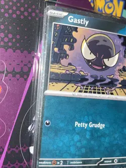 Pokemon TCG Ascended Heroes Tech Sticker Collection Ghastly Promo W Swirl 🍥💫 - Image 3