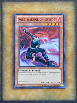 Yugioh Rose, Warrior of Revenge DL16-EN005 Duelist League Rare RED NM - Image 1