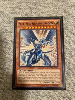 Blue-Eyes Shining Dragon - DPRP-EN026 - Common - 1st Edition - LP - Image 1