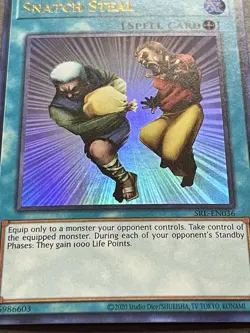 Snatch Steal | SRL-EN036 | Ultra Rare | 25th Anniversary | NM | YuGiOh! - Image 3