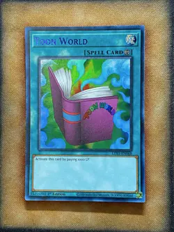 Yugioh Toon World LDS1-EN068 Ultra Rare 1st Ed BLUE NM - Image 1