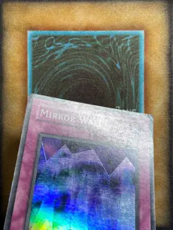 Yugioh Mirror Wall PSV-016 Super Rare 1st Ed MP - Image 2