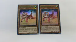 2x Green Amazoness Baby Tiger Legendary LDS1-EN023 Ultra Rare YUGIOH Unplayed - Image 1