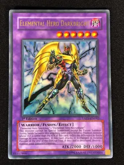 Yugioh Elemental Hero Darkbright TAEV-EN042 1st Ultra (NM) - Image 1