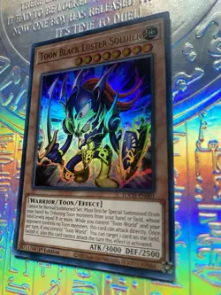 Toon Black Luster Soldier TOCH-EN001 1st Edition Ultra Rare Yugioh TCG NM - Image 2