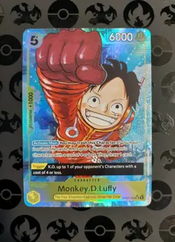 One Piece TCG Monkey D. Luffy ALT ART OP07-109 500 Years In The Future LP - Image 1
