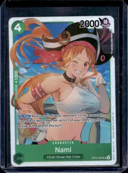 2026 One Piece The Azure Seas Seven Nami Super Rare SR #OP14-031 - Image 1