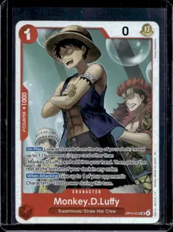 2026 One Piece The Azure Seas Seven Monkey D Luffy Super Rare SR #OP14-013 - Image 1