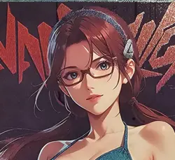Mari - Evangelion - Sexy Anime Waifu Comic Card - Image 1