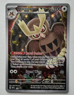 Pokemon TCG Noctowl 141 Sv: Scarlet & Violet Promo Cards Holo - Image 1
