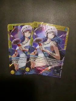 X2 One Piece Card Game TCG Trafalgar Law EB03-062 SEC Heroines Ed M/NM Condition - Image 1