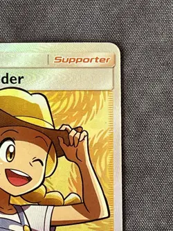 Pokemon Breeder 73/73 Shining Legends Ultra Rare Full Art Holo Trainer Card NM - Image 4