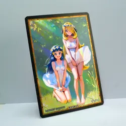 CYNTHIA DAWN Waifu Anime Card LIMITED 1/1 Custom TCG Holo T13875 - Image 2