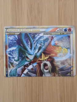 Pokemon TCG Unleashed Suicune and Entei Legend Top 94/95 Holo Card Lp+ - Image 1
