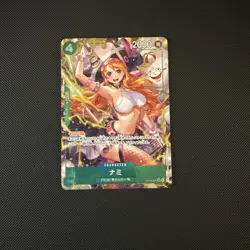 Nami OP14-031 SR-P The Azure Sea's Seven Japanese ONE PIECE Card 2025 NM - Image 2