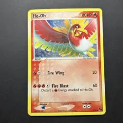 Pokemon TCG Card Ho-Oh 1/17 Full Holo Rare Pop Series 5 1/17 MP - Image 1