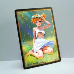 Waifu Anime Card LIMITED 1/1 Custom TCG Holo Goddess Story ACG T13870 - Image 2