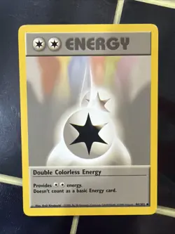 DOUBLE COLORLESS ENERGY - 96/102 - Base Set - Pokemon Card - Image 1