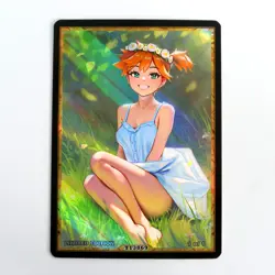 Waifu Anime Card LIMITED 1/1 Custom TCG Holo Goddess Story ACG T13869 - Image 1