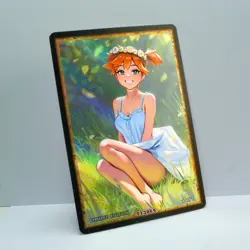 Waifu Anime Card LIMITED 1/1 Custom TCG Holo Goddess Story ACG T13869 - Image 2