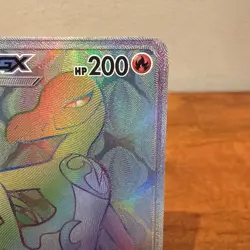 Pokemon Card Salazzle GX 151/147 Burning Shadows Full Art Rainbow Secret Rare MP - Image 3