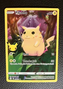Pikachu 005/025 Celebrations NM Ultra Rare Pokemon Card - Image 1