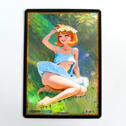 Waifu Anime Card LIMITED 1/1 Custom TCG Holo Goddess Story ACG T13868 - Image 1