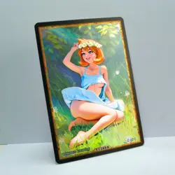 Waifu Anime Card LIMITED 1/1 Custom TCG Holo Goddess Story ACG T13868 - Image 2