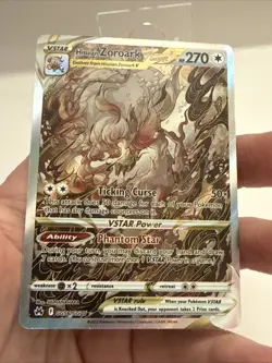 Hisuian Zoroark VSTAR Pokemon Crown Zenith: Galarian Gallery #GG56/GG70 Card - Image 3