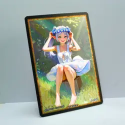 Waifu Anime Card LIMITED 1/1 Custom TCG Holo Goddess Story ACG T13864 - Image 2