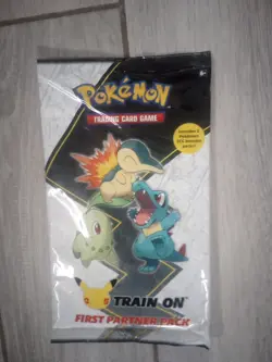Pokemon TCG First Partner Pack Johto 25th Anniversary Train On Oversize Cards! 820650809675 - Image 1