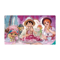 Official One Piece Whole Cake Island Playmat Luffy Nami Chopper (No Promo Card) - Image 1