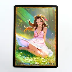 Waifu Anime Card LIMITED 1/1 Custom TCG Holo Goddess Story ACG T13859 - Image 1