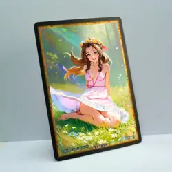 Waifu Anime Card LIMITED 1/1 Custom TCG Holo Goddess Story ACG T13859 - Image 2