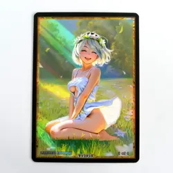 Waifu Anime Card LIMITED 1/1 Custom TCG Holo Goddess Story ACG T13858 - Image 1
