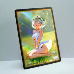 Waifu Anime Card LIMITED 1/1 Custom TCG Holo Goddess Story ACG T13858 - Image 2