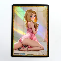 SERENA Waifu Anime Card LIMITED 1/1 Custom TCG Holo Goddess Story ACG T13856 - Image 1