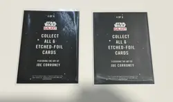 2018 Topps Star Wars Galaxy Etched Foil Card #4 of 6 - Kylo Ren x2 - Image 2