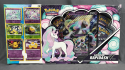 Pokemon TCG Galarian Rapidash V Box + 6 Promo Cards New Sealed - Image 1
