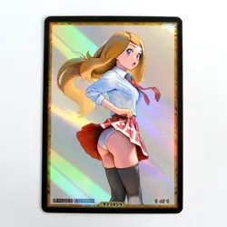 SERENA Waifu Anime Card LIMITED 1/1 Custom TCG Holo Goddess Story ACG T13854 - Image 1